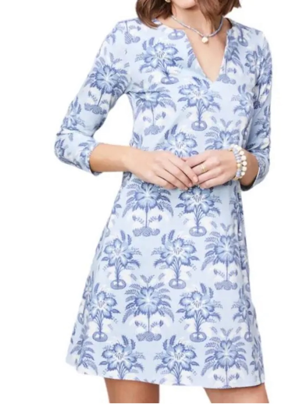 Spartina 449 Jillian Split Neck Dress